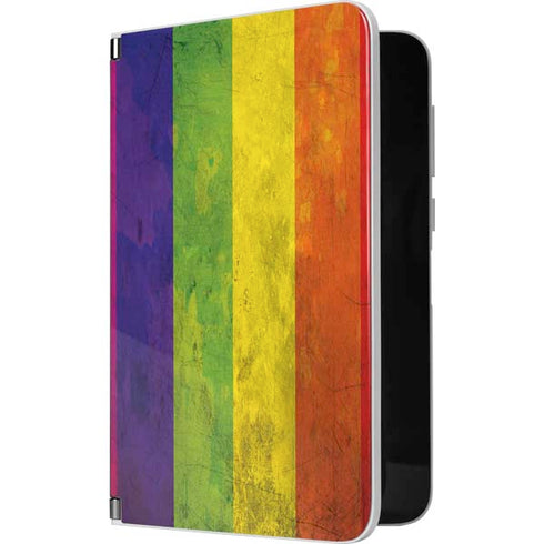 Distressed Rainbow Flag Surface Duo Skin