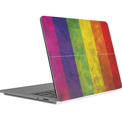 Distressed Rainbow Flag Surface Laptop Studio Skin