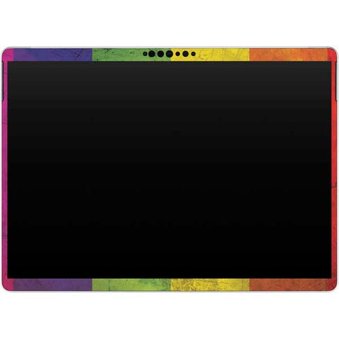 Distressed Rainbow Flag Surface Pro 8 Skin