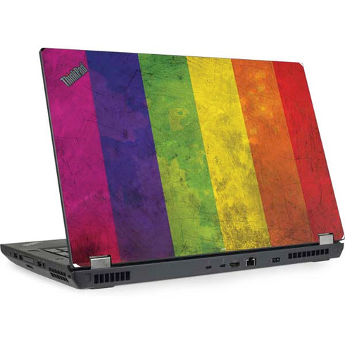 Distressed Rainbow Flag Lenovo ThinkPad Skin