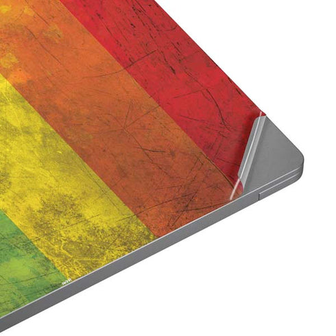 Distressed Rainbow Flag Universal Laptop 11in (8.8 x 6.2in) Skin