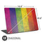 Distressed Rainbow Flag Universal Laptop 18in (14.6 x 10.6in) Skin