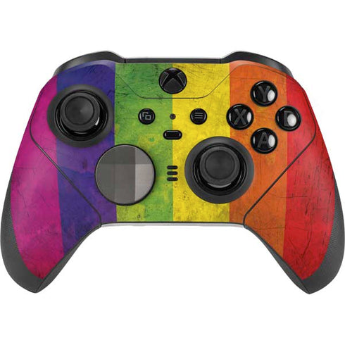 Distressed Rainbow Flag Xbox Elite Wireless Controller Series 2 Skin