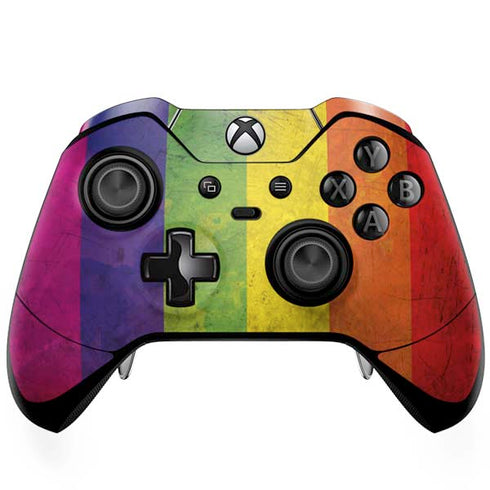 Distressed Rainbow Flag Xbox One Elite Controller Skin