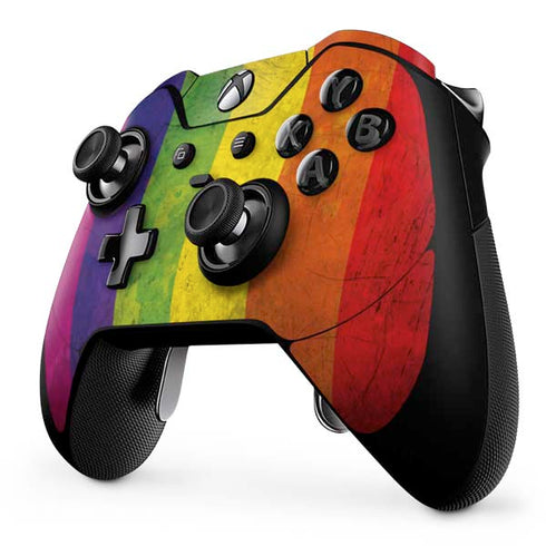 Distressed Rainbow Flag Xbox One Elite Controller Skin