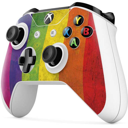 Distressed Rainbow Flag Xbox One S Controller Skin