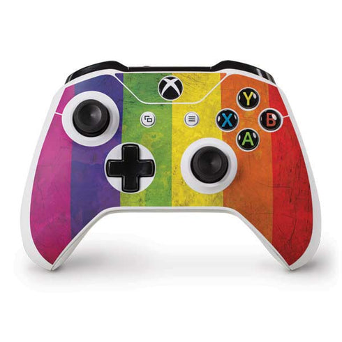 Distressed Rainbow Flag Xbox One S Controller Skin