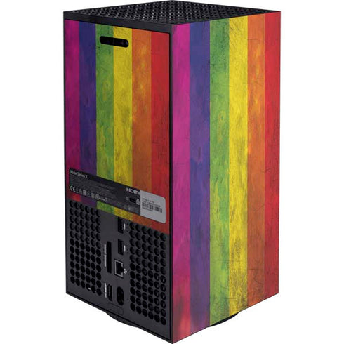 Distressed Rainbow Flag Xbox Series X Bundle Skin