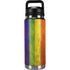 Distressed Rainbow Flag YETI Rambler 26oz Bottle Skin