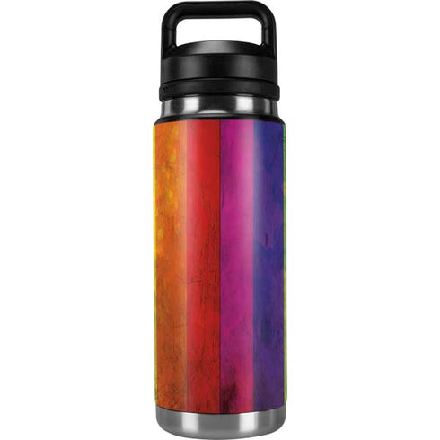 Distressed Rainbow Flag YETI Rambler 26oz Bottle Skin