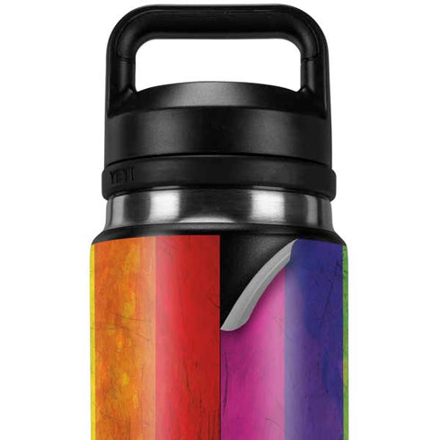 Distressed Rainbow Flag YETI Rambler 26oz Bottle Skin