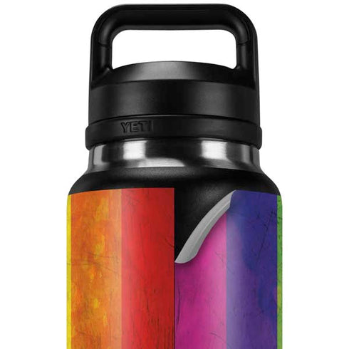 Distressed Rainbow Flag YETI Rambler 36oz Bottle Skin