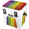 Distressed Rainbow Flag YETI Roadie 24 Hard Cooler Skin