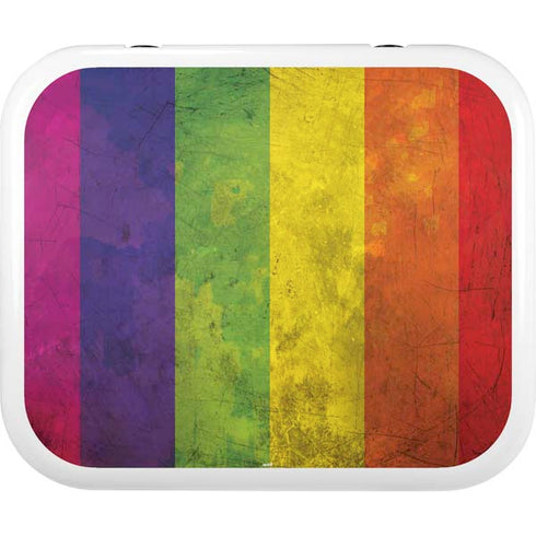 Distressed Rainbow Flag YETI Roadie 24 Hard Cooler Skin