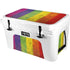 Distressed Rainbow Flag YETI Tundra 45 Hard Cooler Skin