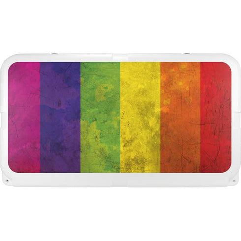 Distressed Rainbow Flag YETI Tundra 65 Hard Cooler Skin