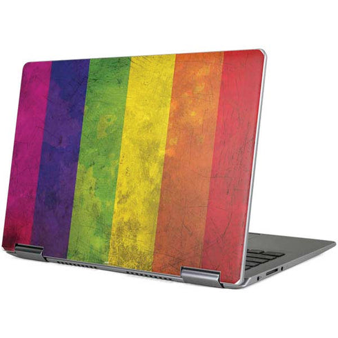 Distressed Rainbow Flag Yoga 710 14in Skin