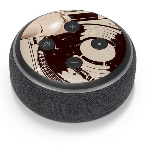 DJ Spinning Amazon Echo Dot Skin