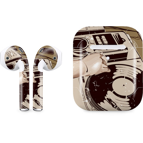 DJ Spinning Apple AirPods 2 Skin