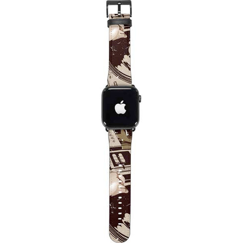 DJ Spinning Apple Watch Band 42-44mm