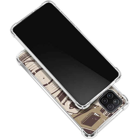 DJ Spinning Galaxy A12 Clear Case