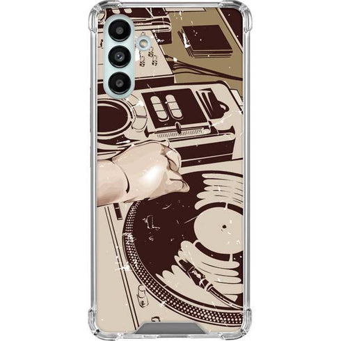 DJ Spinning Galaxy A13 5G Clear Case