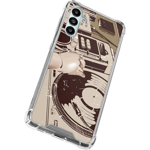 DJ Spinning Galaxy A14 5G Clear Case