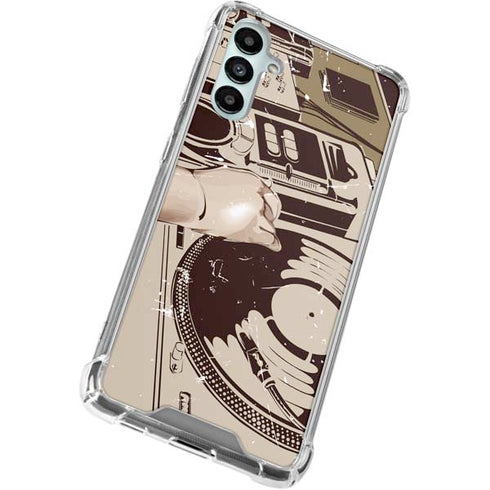 DJ Spinning Galaxy A15 5G Clear Case
