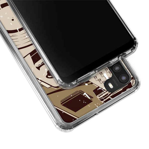 DJ Spinning Galaxy A21 Clear Case