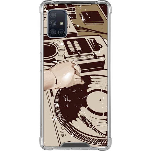 DJ Spinning Galaxy A51 5G Clear Case