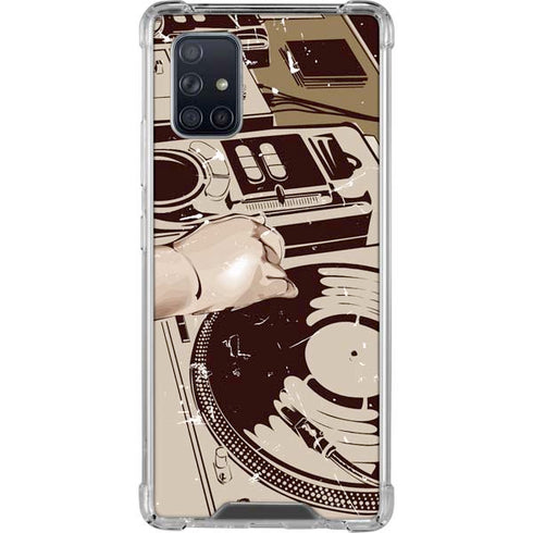 DJ Spinning Galaxy A71 5G Clear Case