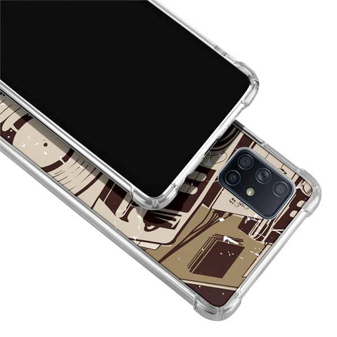 DJ Spinning Galaxy A71 5G Clear Case