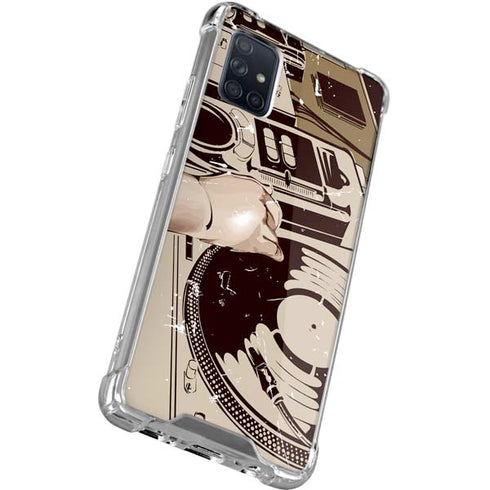 DJ Spinning Galaxy A71 5G Clear Case