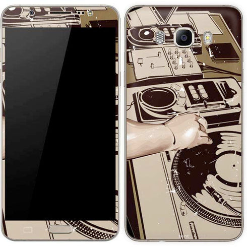 DJ Spinning Galaxy J7 Skin