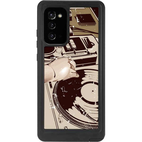 DJ Spinning Galaxy Note20 5G Waterproof Case