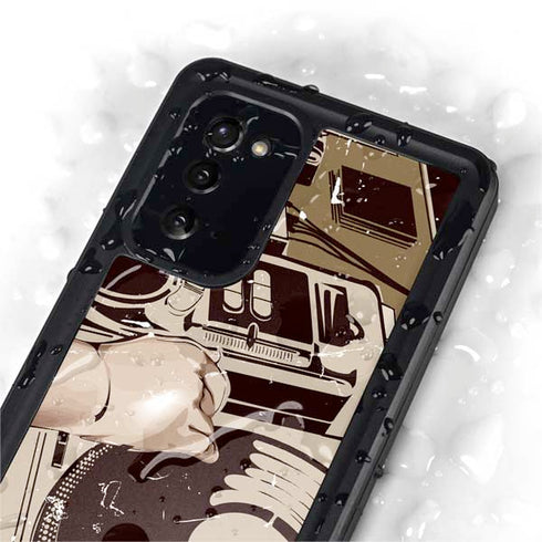 DJ Spinning Galaxy Note20 5G Waterproof Case