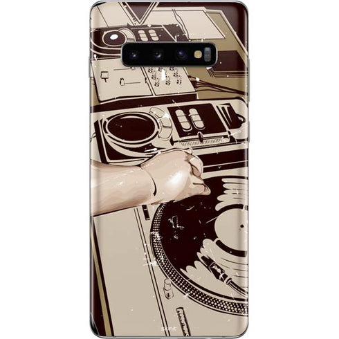 DJ Spinning Galaxy S10 Plus Skin