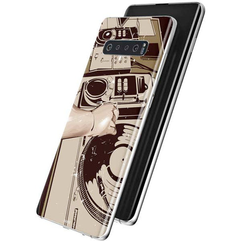 DJ Spinning Galaxy S10 Skin