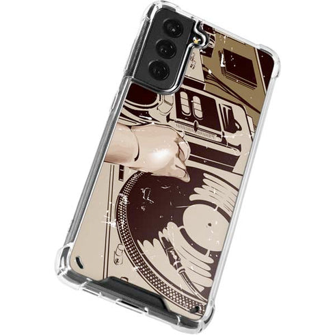 DJ Spinning Galaxy S21 5G Clear Case