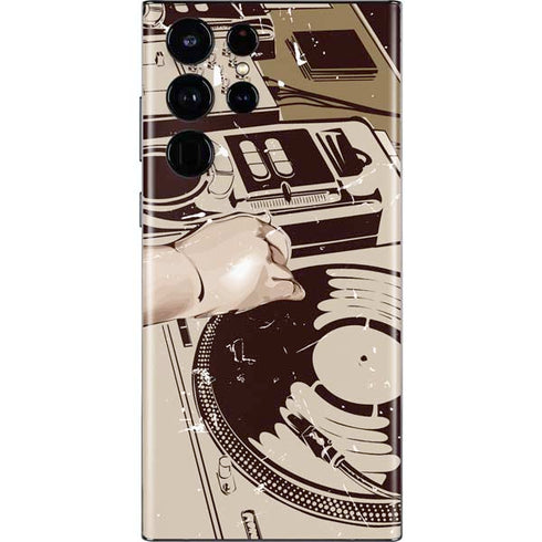 DJ Spinning Galaxy S22 Ultra Skin