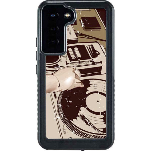 DJ Spinning Galaxy S23 Plus Waterproof Case