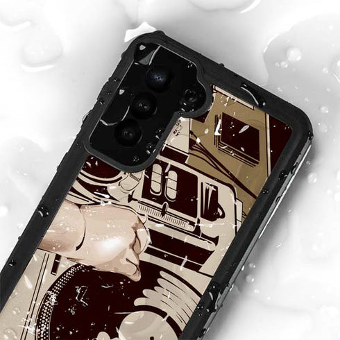DJ Spinning Galaxy S23 Plus Waterproof Case