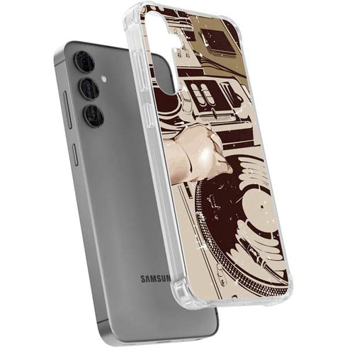 DJ Spinning Galaxy S24 Plus Clear Case
