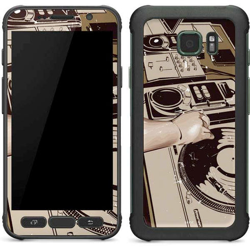 DJ Spinning Galaxy S7 Active Skin