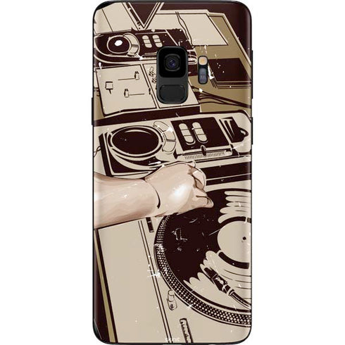 DJ Spinning Galaxy S9 Skin