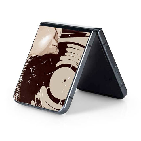 DJ Spinning Galaxy Z Flip5 5G Skin