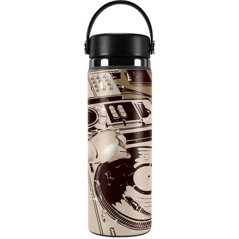 DJ Spinning Hydro Flask 20oz Wide Mouth Skin