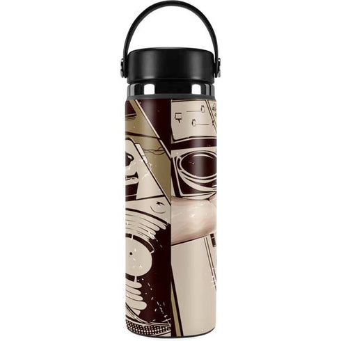DJ Spinning Hydro Flask 20oz Wide Mouth Skin