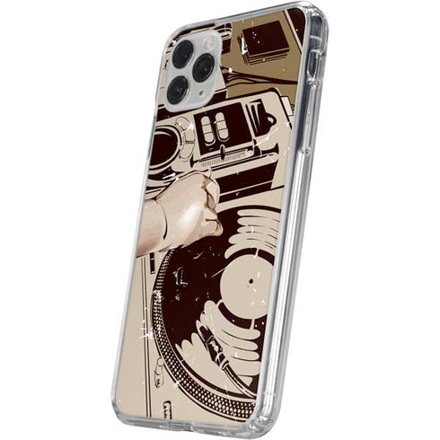 DJ Spinning iPhone 11 Pro Clear Case