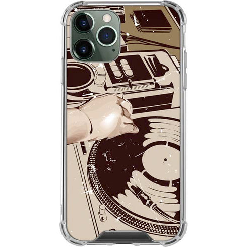 DJ Spinning iPhone 11 Pro Max Clear Case